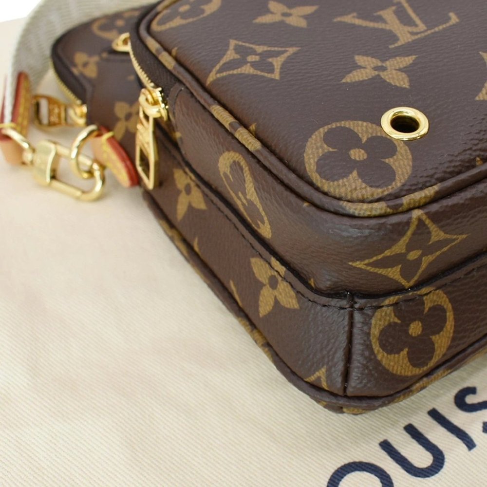 LOUIS VUITTON Utility Phone Sleeve Monogram Canvas Crossbody Bag - Picture 9 of 11